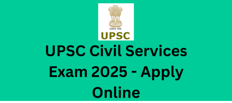 UPSC-Civil-Services-Exam-2025-Apply-Online